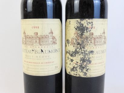 2 bouteilles CHATEAU BEAUMONT, Haut-Médoc...