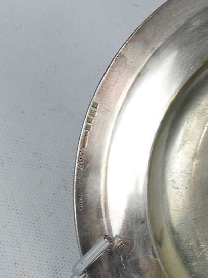 Three silver-plated serving platters, filet...