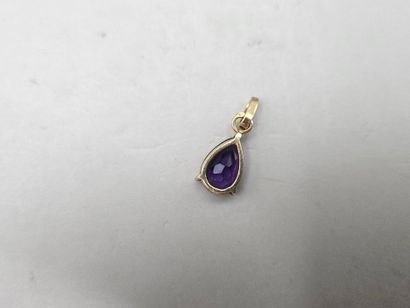 PENDENTIF goutte en or jaune 750 millièmes...