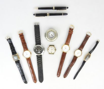 LOT OF WATCHES including Pierre Arnaud, Las-Pierre,...