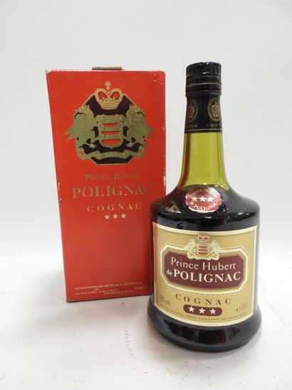 1 bouteille COGNAC PRINCE HUBERT DE POLIGNAC....