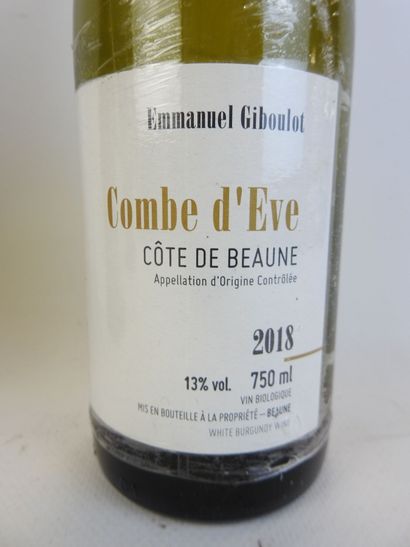 2 bouteilles COTE DE BEAUNE, blanc, 2018,...