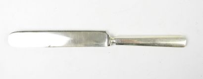 LOT in silver-plated metal including a pair...