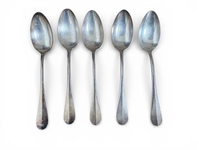 10-piece silver-plated MÉNAGÈRE set including...
