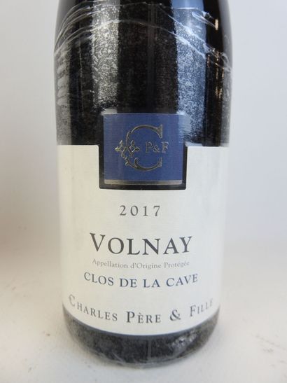 2 bouteilles VOLNAY 2017, Clos de la Cave,...