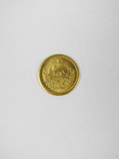 IRAN. Shah Reza Pahlavi. Monnaie en or 1-4...