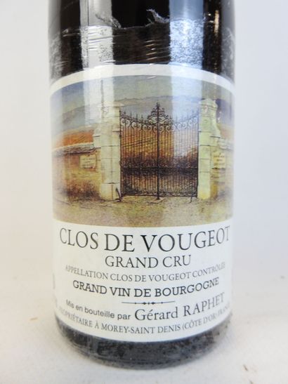1 bouteille CLOS de VOUGEOT, 2019, Gérard...