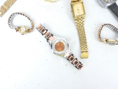LOT DE MONTRES BRACELET dont Patrick Arnaud,...