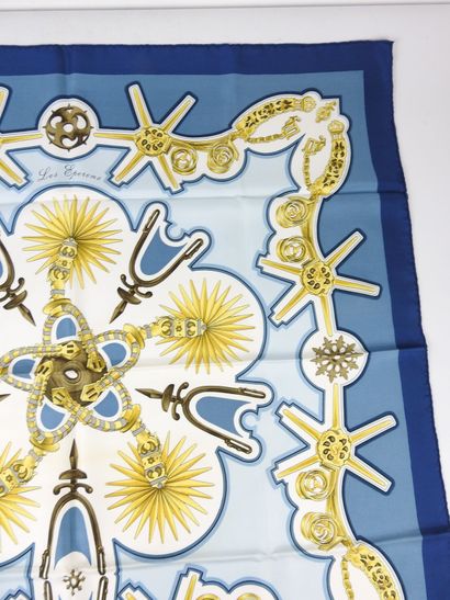 HERMES - Paris. Silk square, Les éperons...