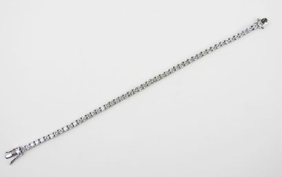 Tennis bracelet in 925/1000° silver with...