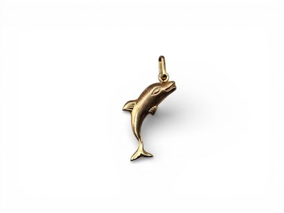 Pendentif dauphin en or jaune 750 millièmes.
Poids...