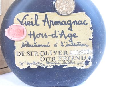 1 bouteille VIEIL ARMAGNAC 70 cl. F. DELORD...