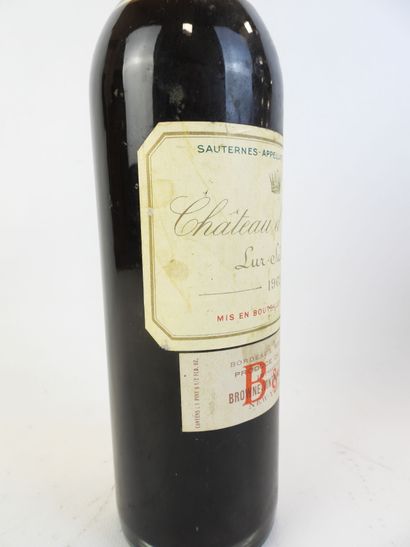 1 bouteille CHATEAU YQUEM LUR SALUCES, Sauternes,...