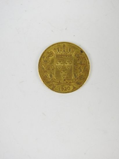 FRANCE. RESTAURATION - Louis XVIII. 20 frcs...