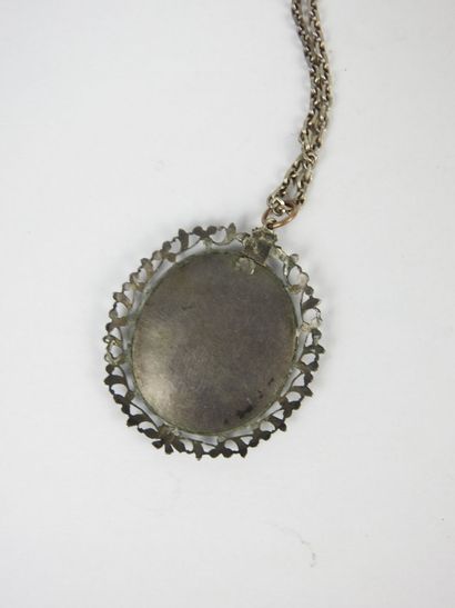 CHAINE et pendentif en argent 925/1000° à...
