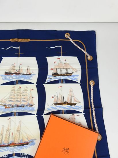HERMES - Paris. Cotton square, Grand Largue...
