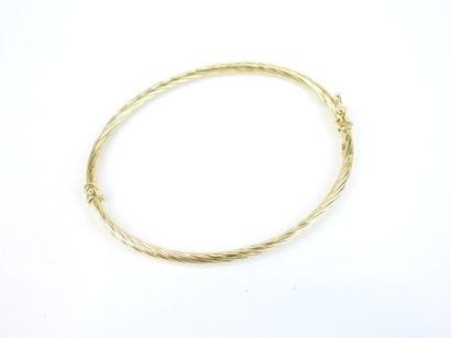BRACELET in yellow gold 750/1000°. 3.85 gr....