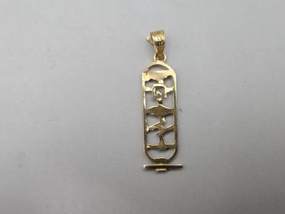 PENDENTIF en or jaune 750 millièmes ajouré...