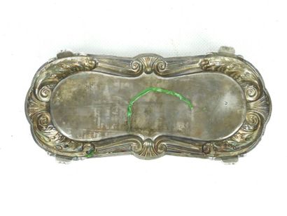 Petit PLATEAU en argent 925/1000° de forme...