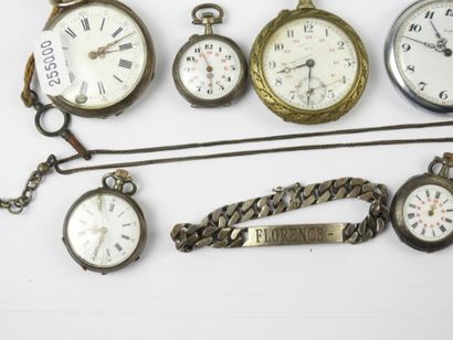 LOT of pocket, collar and chronometer watches,...