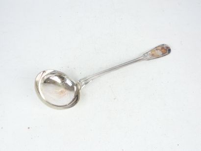 A silver-plated set of cutlery, including...
