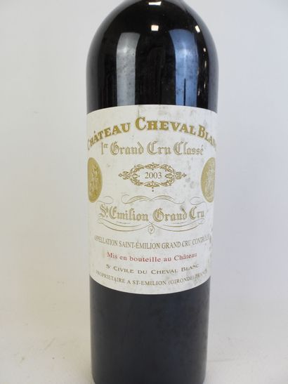 1 bouteille CHATEAU CHEVAL BLANC, Saint-Emilion...