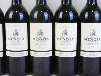 6 bouteilles CHATEAU MENOTA, Cuvée Montgarède,...