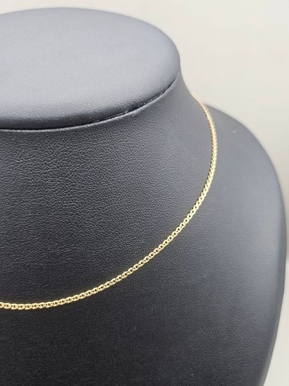 CHAÎNE en or jaune 750 millièmes à maille...