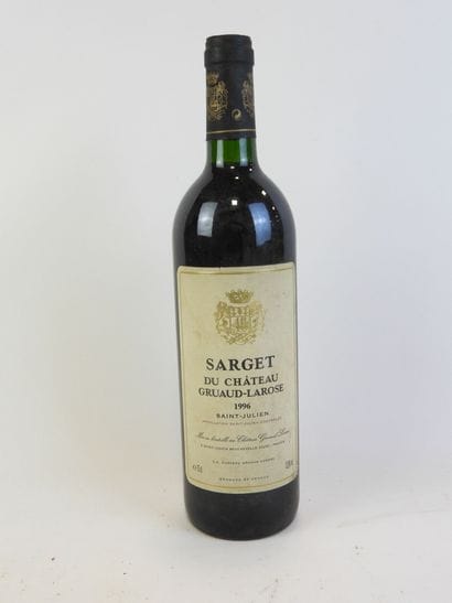 1 bouteille SARGET DU CHATEAU GRUAUD-LAROSE,...