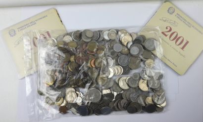 FRANCE et MONDE. Lot de monnaies en vrac...
