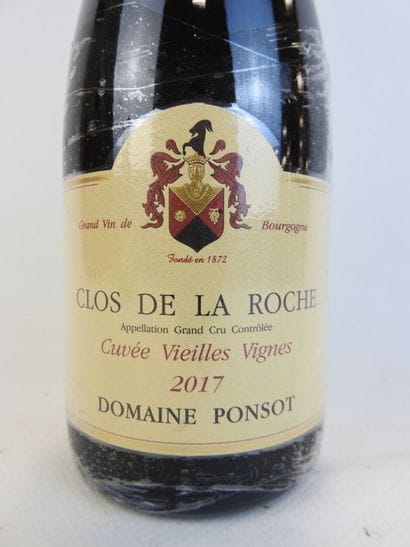 1 bouteille CLOS DE LA ROCHE, 2017, Cuvée...