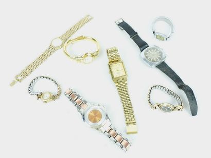 LOT DE MONTRES BRACELET dont Patrick Arnaud,...