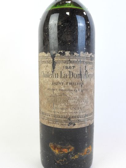 1 bouteille CHATEAU LA DOMINIQUE, Saint-Emilion,1967....