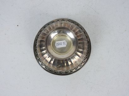 COUPELLE circulaire en argent 925/1000° de...