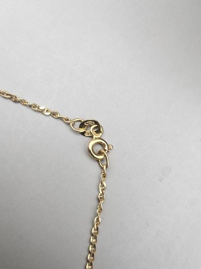 CHAÎNE en or jaune 750 millièmes à maille...