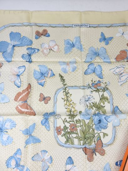 HERMES - Paris. Silk square, Farandole model,...