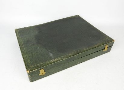 Twenty-four LARGE silver-plated COUVERTS...