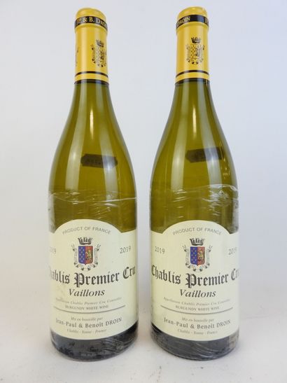 2 bouteilles CHABLIS Premier Cru, VAILLONS,...