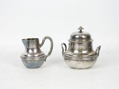 EGOISTE silver-plated service including jug,...