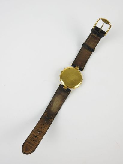 FRED. Montre de dame. Boîtier en plaqué or,...