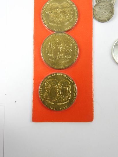 FRANCE. Euro. 2 x 15 euros, 2 x 5 euros,...