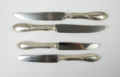 MENAGERE de couverts en métal argenté de...