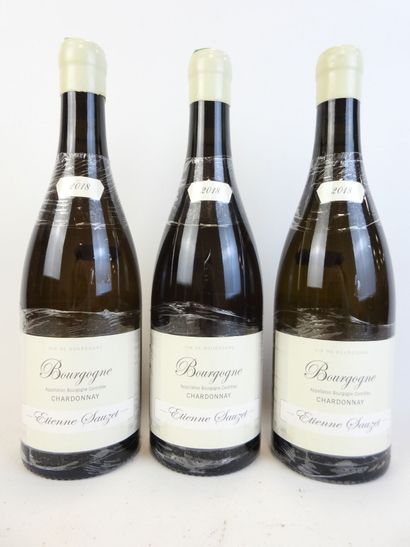 3 bouteilles BOURGOGNE, CHARDONNAY, 2018,...
