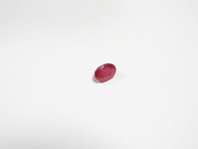 RUBIS sur feuille. 6,78 ct (traité).