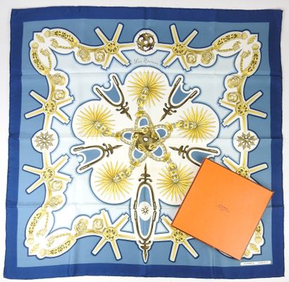 HERMES - Paris. Silk square, Les éperons...