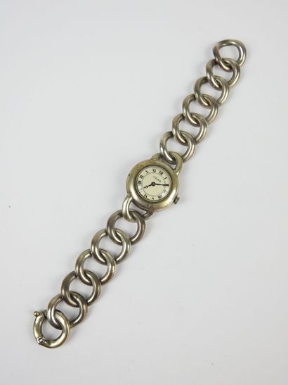 BARTHELAY. Montre de dame en argent 925/1000°,...