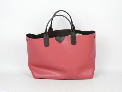 LONGCHAMP - Paris. Brown and pink reversible...