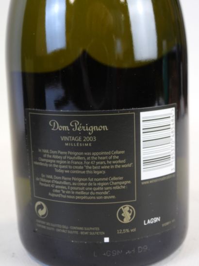 1 bouteille de Champagne DOM PERIGNON vintage...