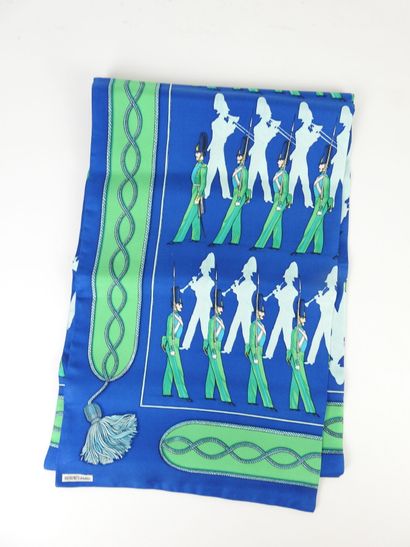 HERMES - Paris. Silk scarf, Parade model....