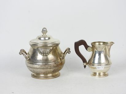 TEA and COFFEE SERVICE in 925/1000° silver...